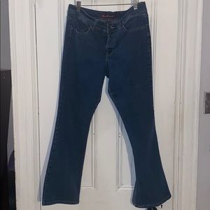 Gloria Vanderbilt Blue Bootleg Jeans Sz 14